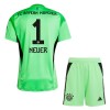 Camiseta de fútbol FC Bayern de Múnich Neuer 1 Portero Niño 2025-26 Verde Camiseta de fútbol FC Bayern de Múnich Neuer 1 Portero Niño 2025-26 Verde